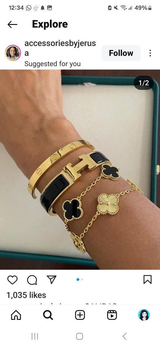 Hermes &Cartier &Van Cleef Bangles