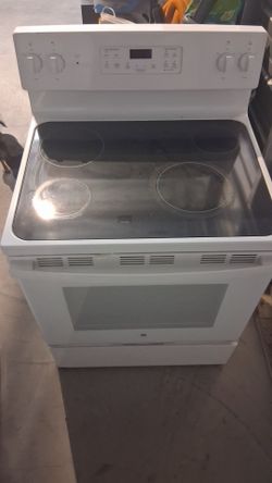 Glass top stove