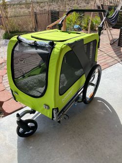 Dog Stroller with optional bicycle attachment