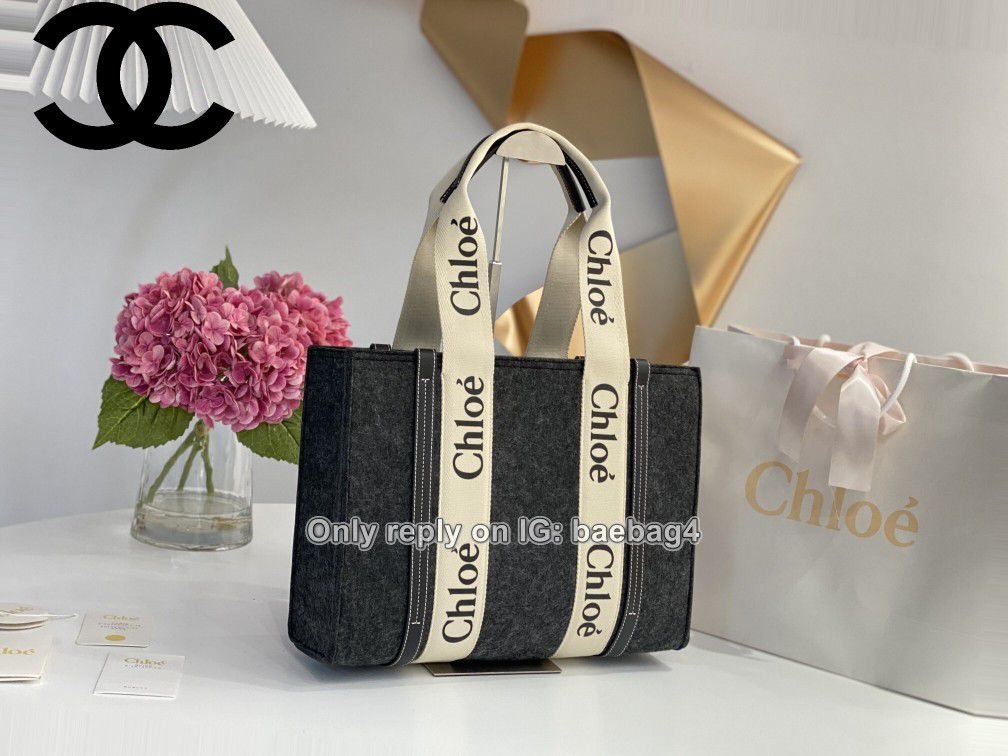 Chloe Woody Tote Bags 24 shipping available