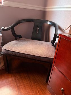 Black antique chair