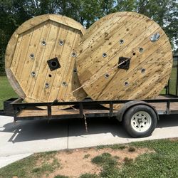 Large Wooden Spools / Read Below ⬇️ 