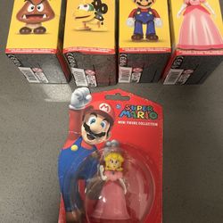 NEW 5 Super Mario Bros Action Figures 