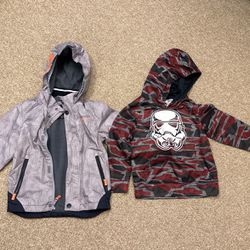 5 Year Old Size Jacket And Hoodie 