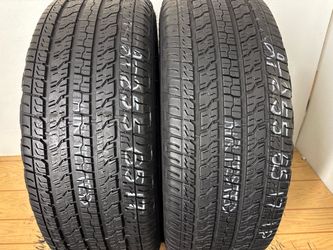 2 tires 255 65 17 Goodyear Wrangler ht high tread