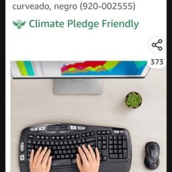 computer keyboard with mouse Open box.