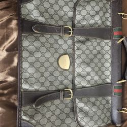 RARE!VINTAGE  LARGE GUCCI WEEKENDER SHOULDER BAG