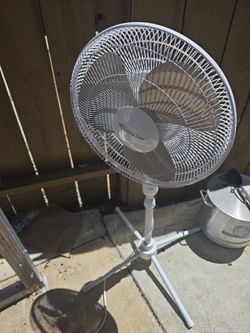 Medium fan, used twice in an emergency