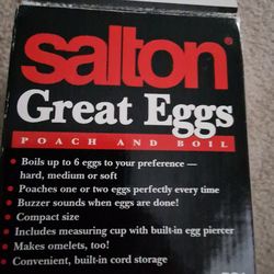 Salton  Great Eggs Poach and Boil