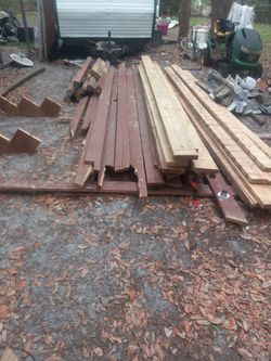 MUST GO TODAY – Pressure Treated Lumber – 2×6, 2×8, 4×4 Posts, Rails, Slats – TAKE ALL FOR $400