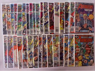 THE AVENGERS lot of 52 books #158-#325 + EXTRAS.  g-vg-vg+