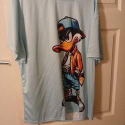Men's XXL Daffy Duck Hip Hop Polyester Shirt New