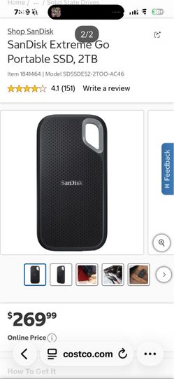 Extreme Go SanDisk 2Tb