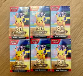 Pokémon TCG 30th Celebration Booster Bundle x6