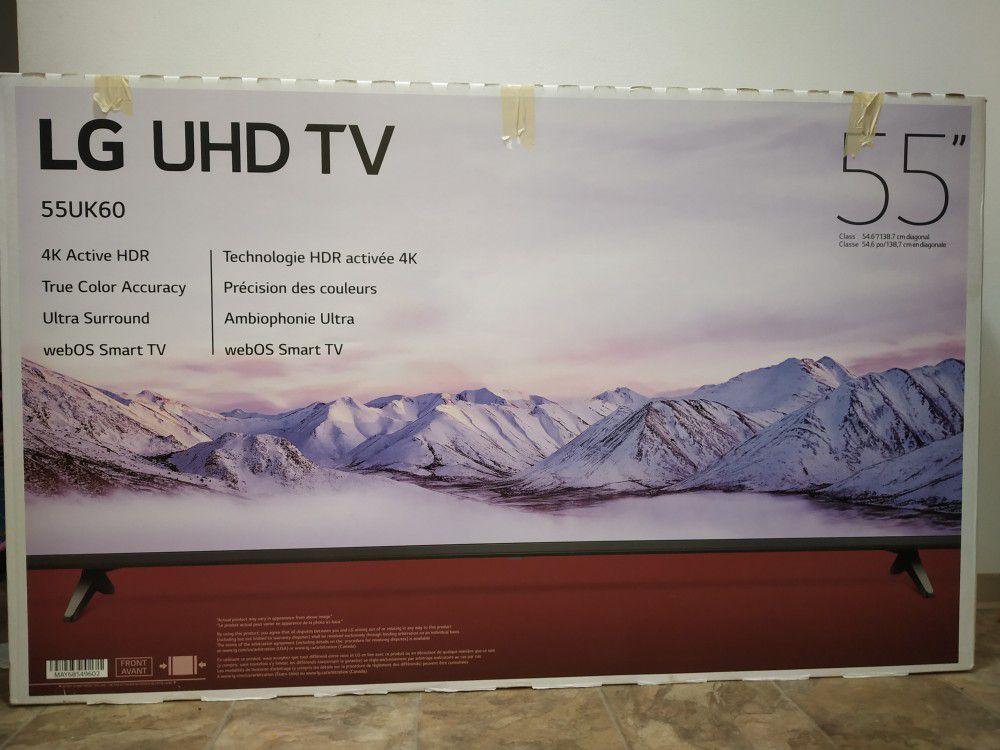 LG 55" 4K UHD SMART TV 55UK60 Model