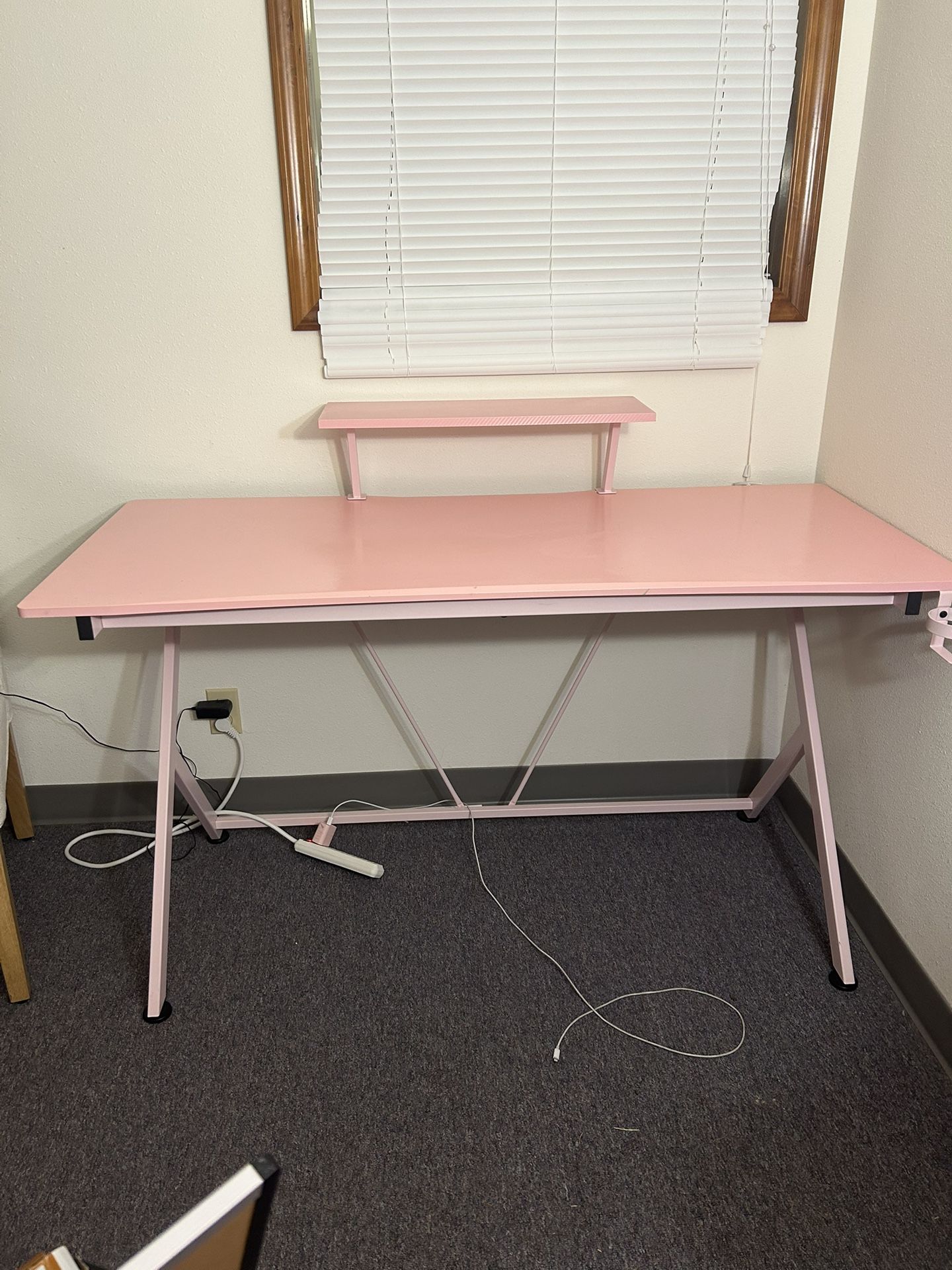 Pink Gaming Desk