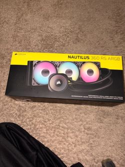 Nautilus 360 RS ARGB fans cooling system