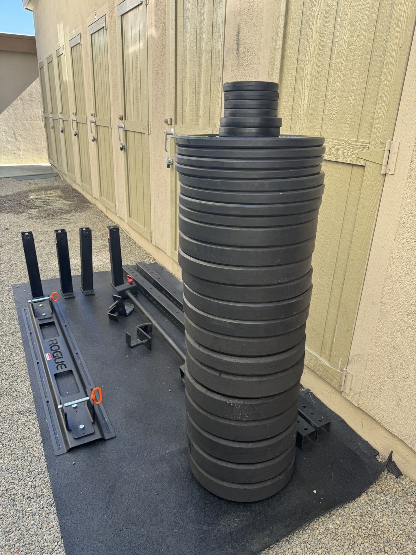 ROGUE 45 LBS BUMPER PLATES $160 each pair !