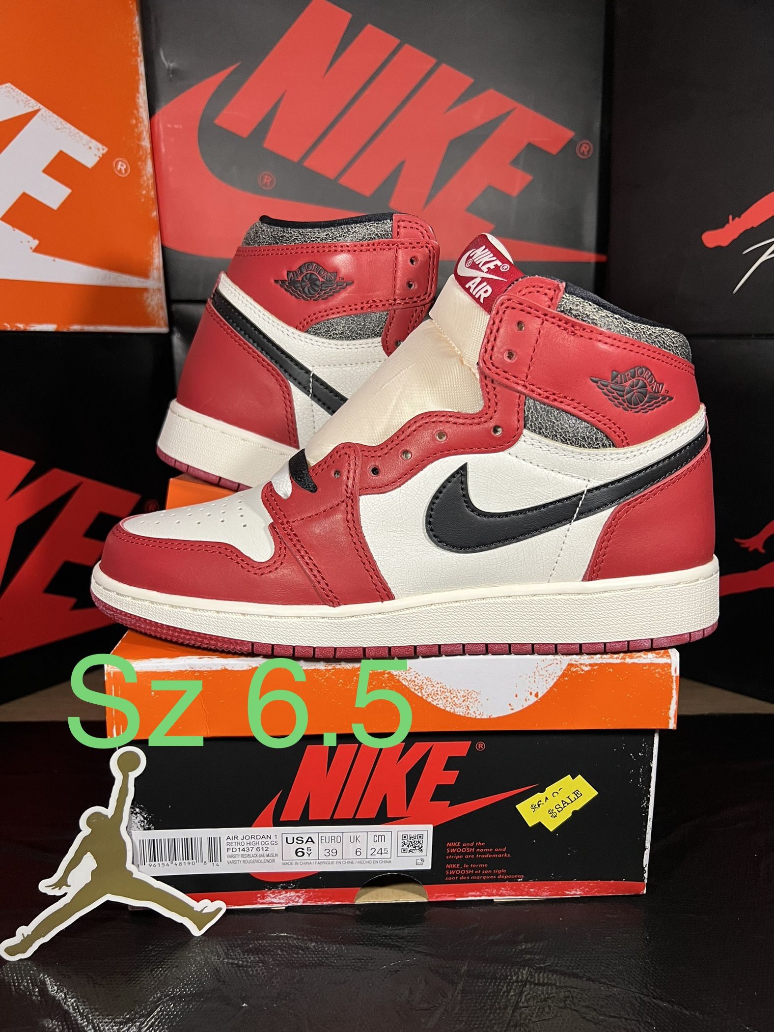 Jordan 1 Chicago Lost & Found Sz 7 6.5 4Y Travis SB 4
