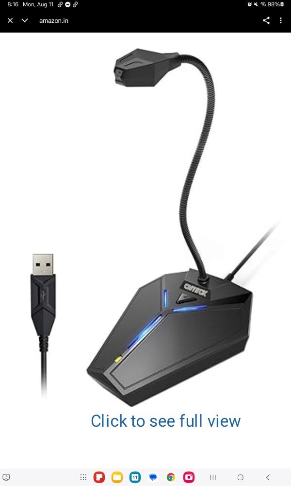 Plug And Play Desktop Omnidirectional Condenser PC Laptop Microphone (14)