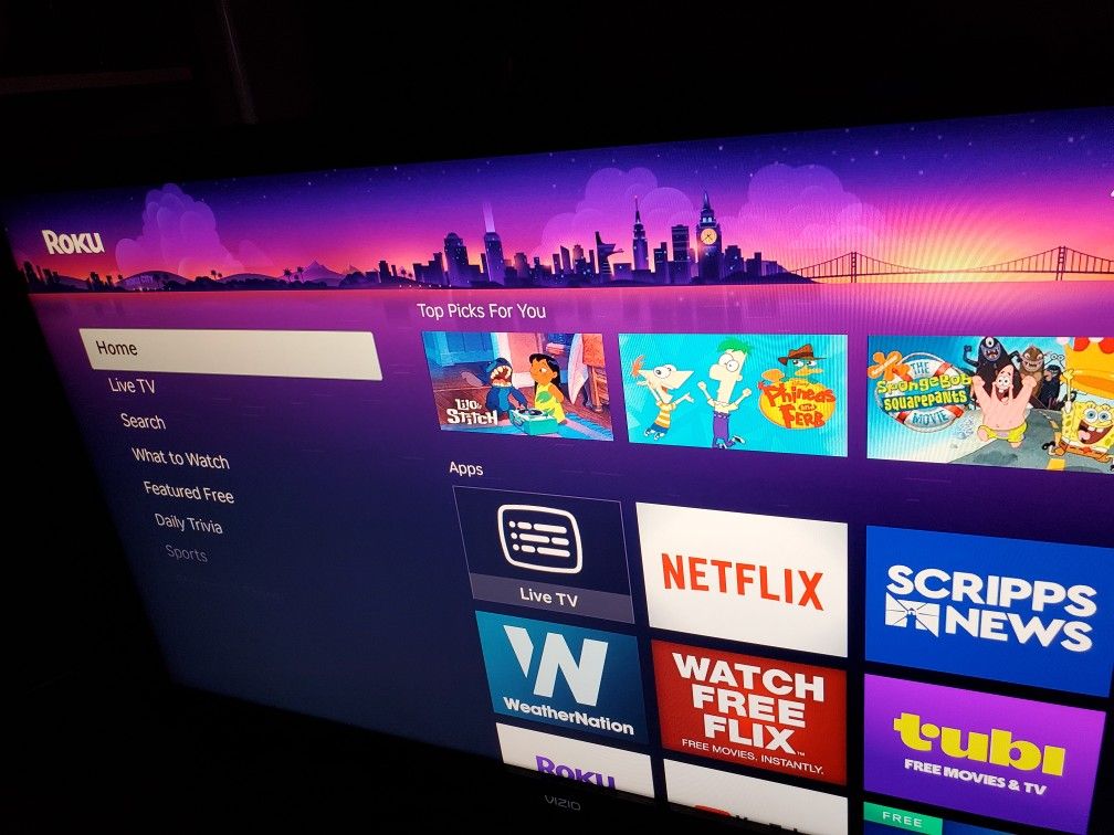VIZIO SMART ROKU 4K 55" FLAT SCREEN HD TV SALES 120Hz Lcd Pip Picture + Sound Bar ❃ Berks County