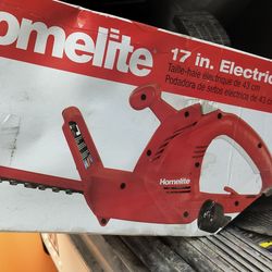 17 inch electric hedge trimmer 