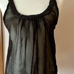 Sequins Around Sexy Transparent Top