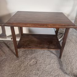 Wooden side table