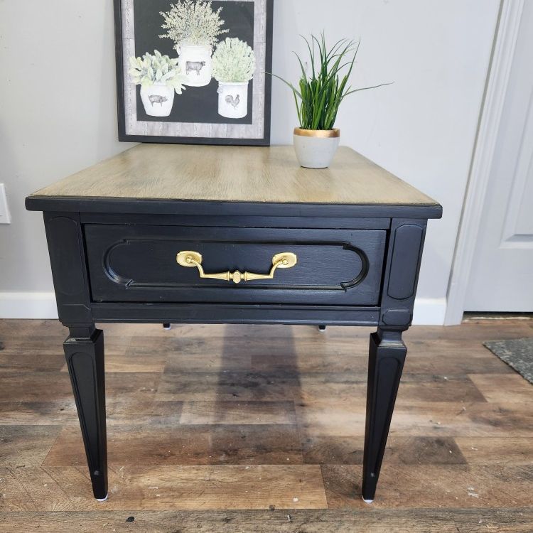 Refurbished Wood Accent Table