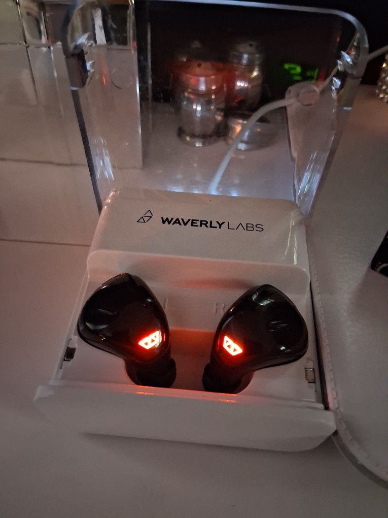 Waverly Labs ☆ Bluetooth Pilot.
Time Langage, Translating Earbus + Charger & Case Condition, Like New