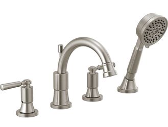 Stainless Tub Faucet And Shower Combo