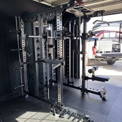 PRO Series Rack🔹All In One Home Gym🔹Dual Cable Machine🔹Smith Machine🔹Squat Rack
