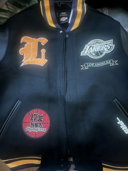 Authentic Leather Lakers Jacket