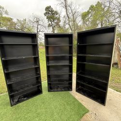 Black Metal Bookshelves