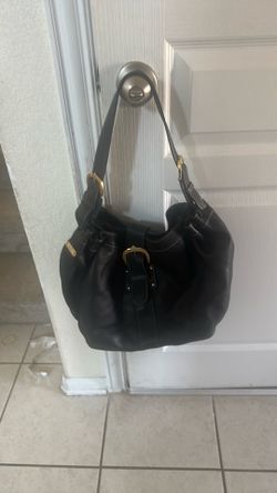 Beautiful black leather purse