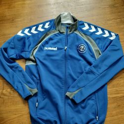 Vintage  2000s Hummel FC Impact Zip Up Track Jacket Size XL 
