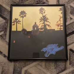 The Eagles - Hotel California - Framed w/ Vinyl