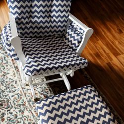 Rocking chair and foot stool