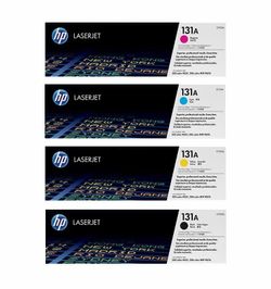 HP 131A Black/Cyan/Magenta/Yellow Standard Yield Toner Cartridges