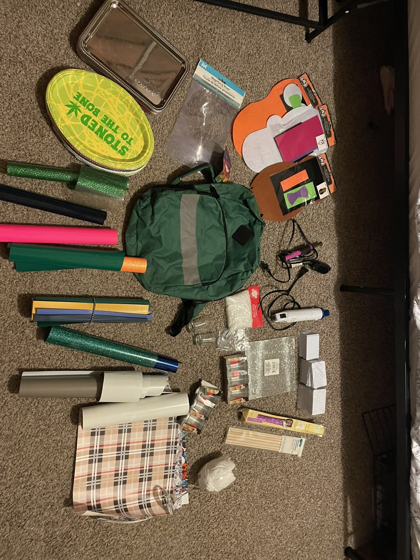 Cricket Accessories Blank Cards, Cutting Board Hot Gun Trays Vinyl