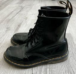 Dr. Martens,  Patent leather black boots, Women’s size 8
