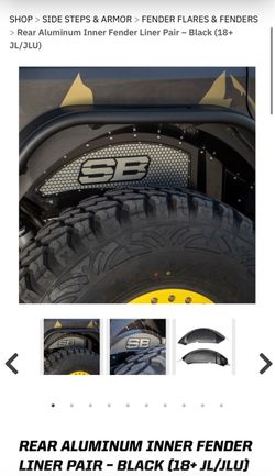 Smittybilt rear inner Jeep Wrangler JL 18+