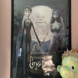 Nightmare before Christmas + Corpse Bride Poster and Frame