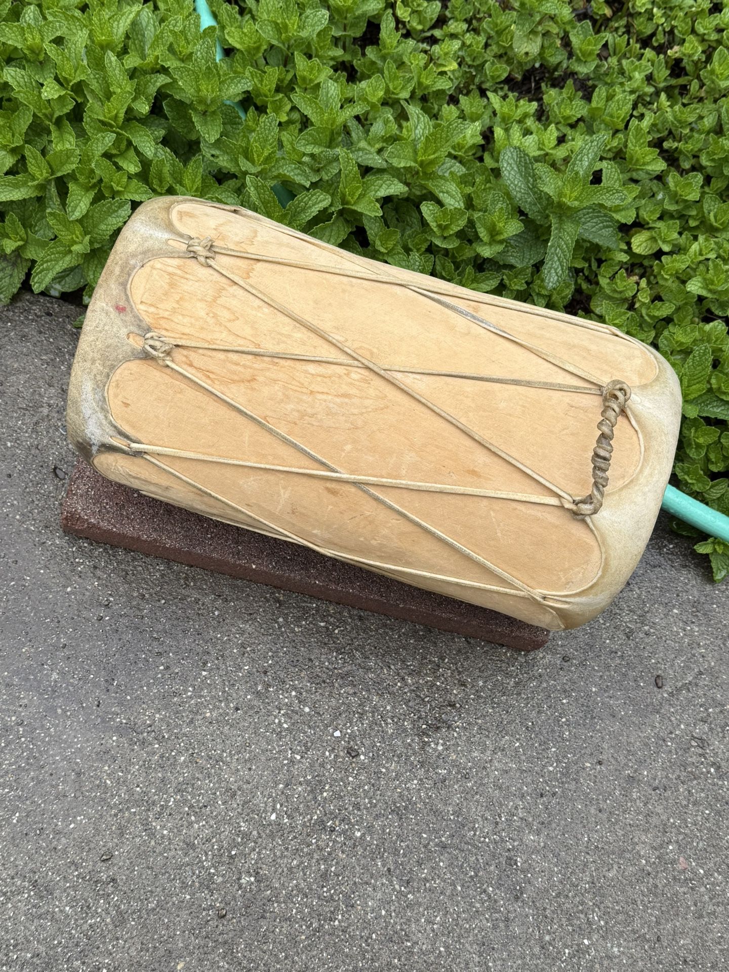 Native American Rawhide Double Sided drum. 🪘 16 high  7 Wide. 