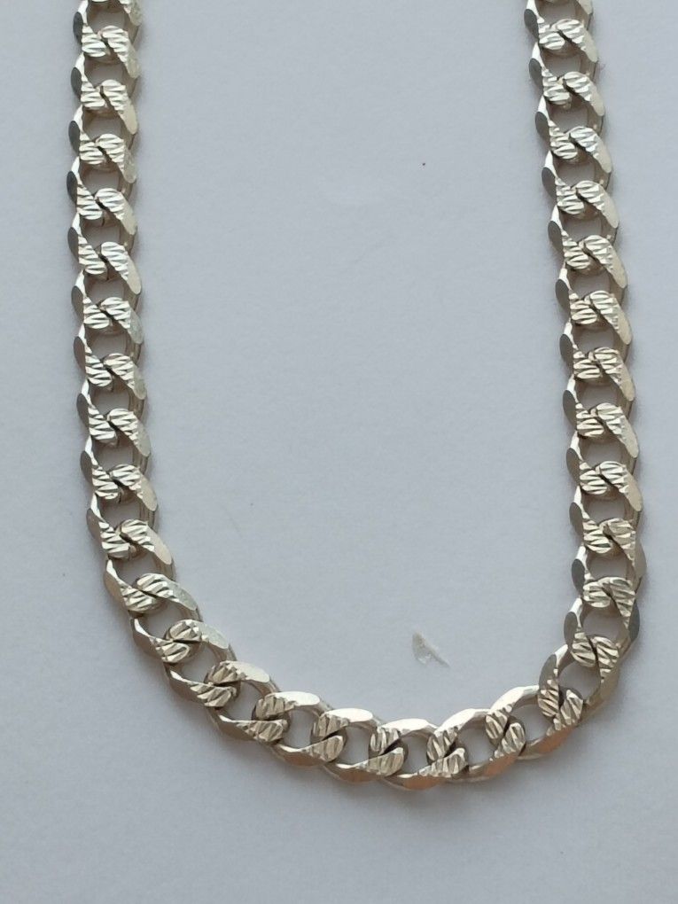 Sterling Silver Italian Chain Solid 24" 31gram Beautiful