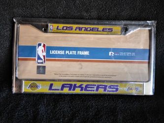 LAKERS  CHROME  LICENSE PLATE FRAME