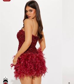 Dress red size xl