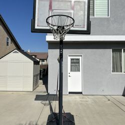 Height-Adjustable Basketball Hoop System Portable 