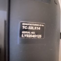 Panasonic TC-32LX14 LCD TV (TC32LX14) - HDTV https://offerup.com/redirect/?o=U29sdXRpb25zLmNvbQ== Screen Size, 32" Diagonal. Display Technology, LCD. 