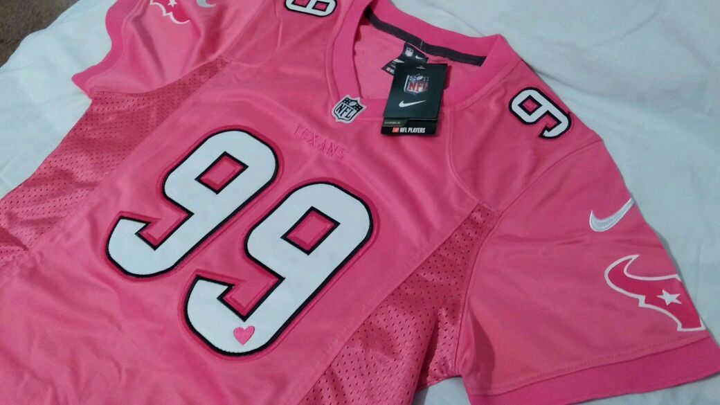 Houston Texans JJ Watt pink jersey